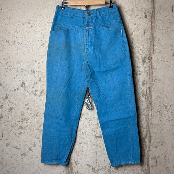 Marithe Francois Girbaud Brand X 34" Blue Straight Fit Cotton Denim Jeans - Picture 4 of 9